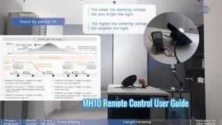 Guide de l'utilisateur de la télécommande MH10 (récolte de la lumière du jour série MC079D)