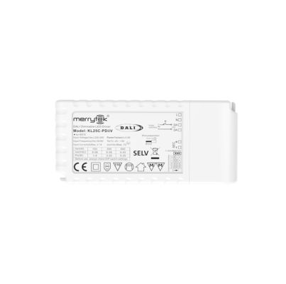 25W CC 150mA to 550mA DALI2 dimmable slim led driver with 5 years warranty