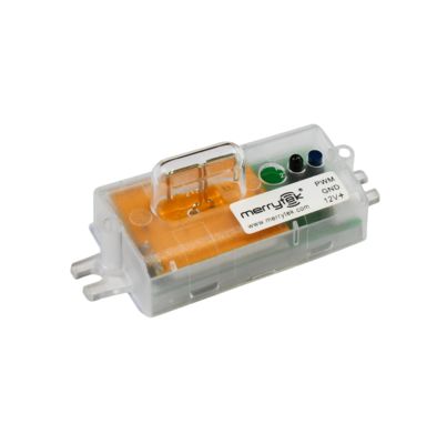Capteur de gradation PWM 12Vdc, Fonction de priorité à la lumière du jour, Avec réglage par commutateur DIP