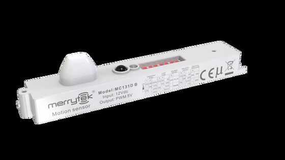 Capteur de mouvement en courant continu à longue bande PWM, prise en charge de la télécommande, 6 m max.